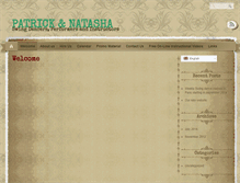 Tablet Screenshot of patrickandnatasha.com